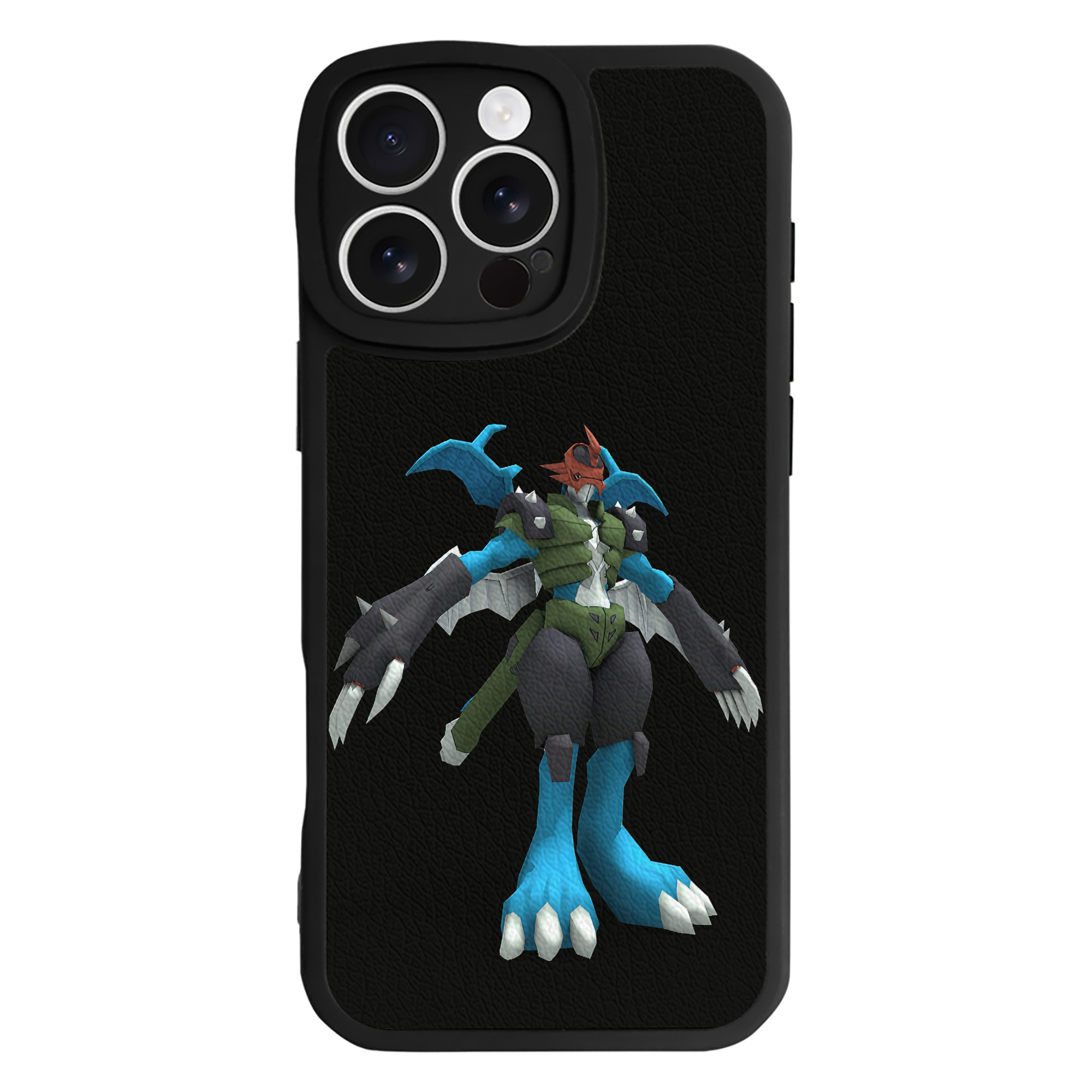 （画像用） Digimon デジタルモンスター/デジモン 【iPhone 16シリーズ対応】シリコンスマホケース（レザー調） 材質：シリコン